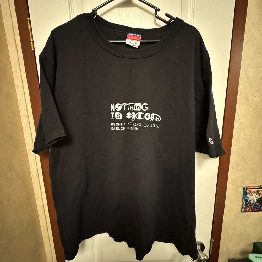 MSCHF | NOTHING IS SACRED | Champion T-Shirt XL Men’s